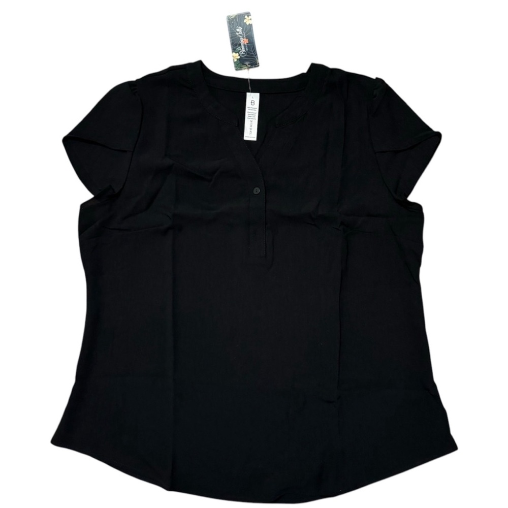 Blooming Jelly NWT Short Sleeve Black T Shirt Top Large